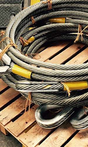 Acessórios para fixação de cabo de aço Acessórios para fixação de cabo de aço