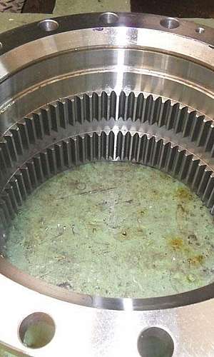 Engrenagem cilíndrica com dentes internos Engrenagem cilíndrica com dentes internos