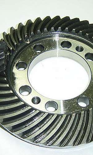 Engrenagem cônica com dentes em espiral Engrenagem cônica com dentes em espiral