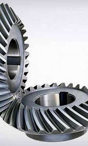 Engrenagem helicoidal cônica Engrenagem helicoidal cônica