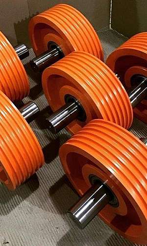 Polia de desvio para elevador Polia de desvio para elevador