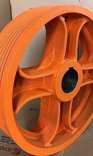 Polia de tração para elevador Polia de tração para elevador