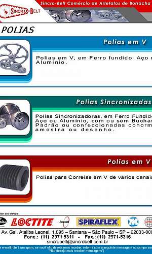 Polias em V Polias em V